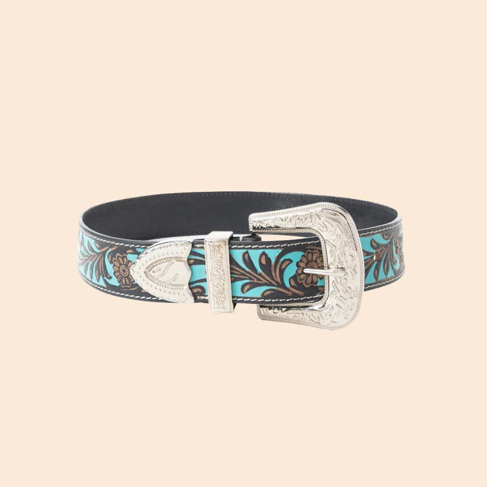 Myra Bag Swinging Door Kids Belt In Turquoise
