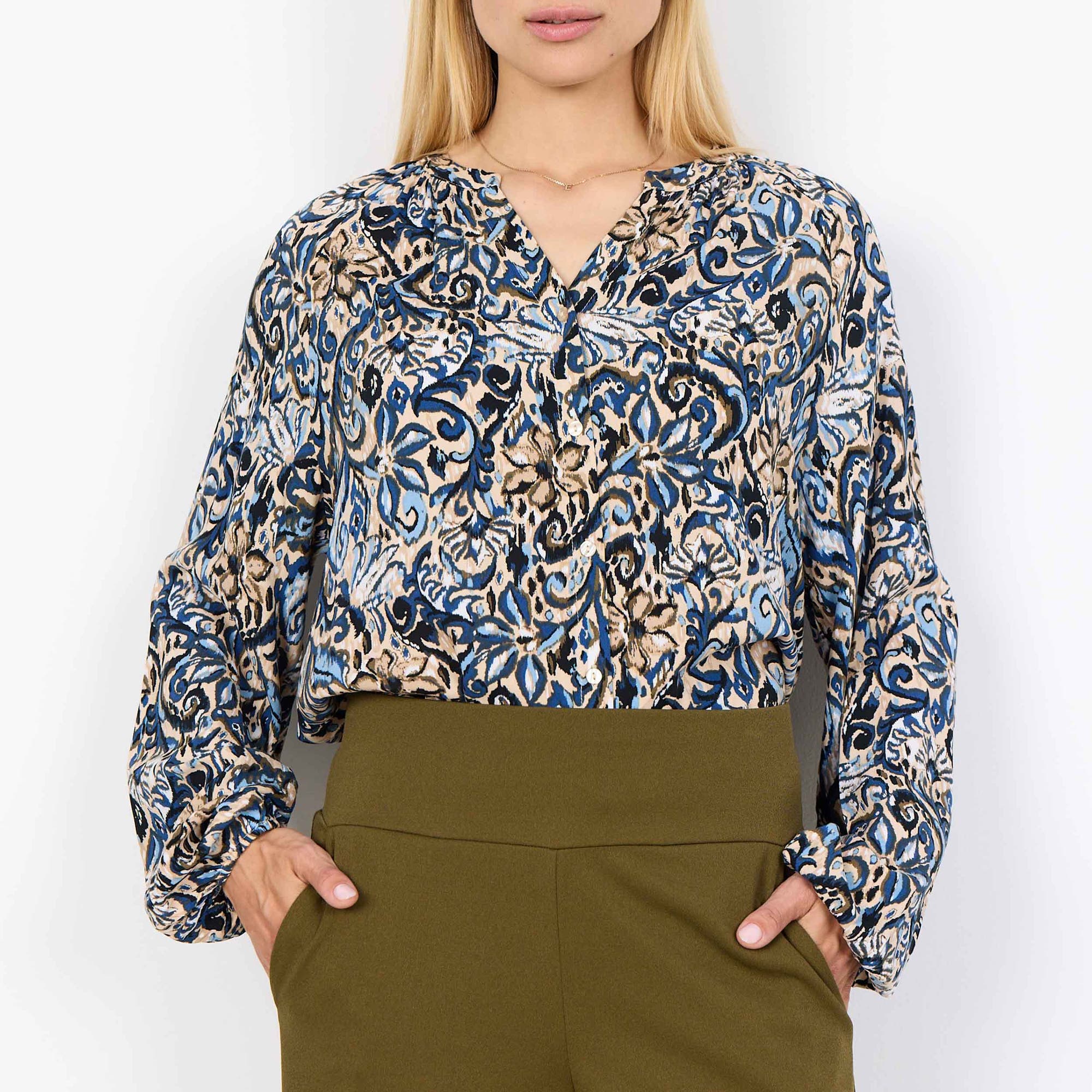 Blouse Femme bleu