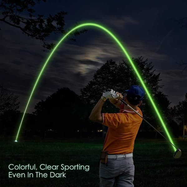 Golfball med LED-lys for nattgolf - hvit