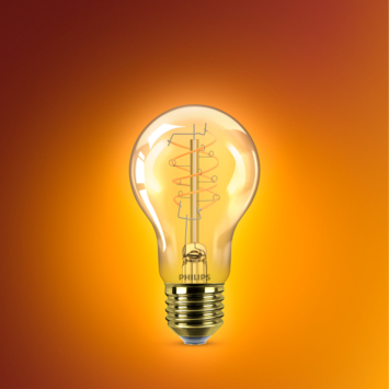 Philips LED peer E27 7 watt 2200K Amber dimbaar