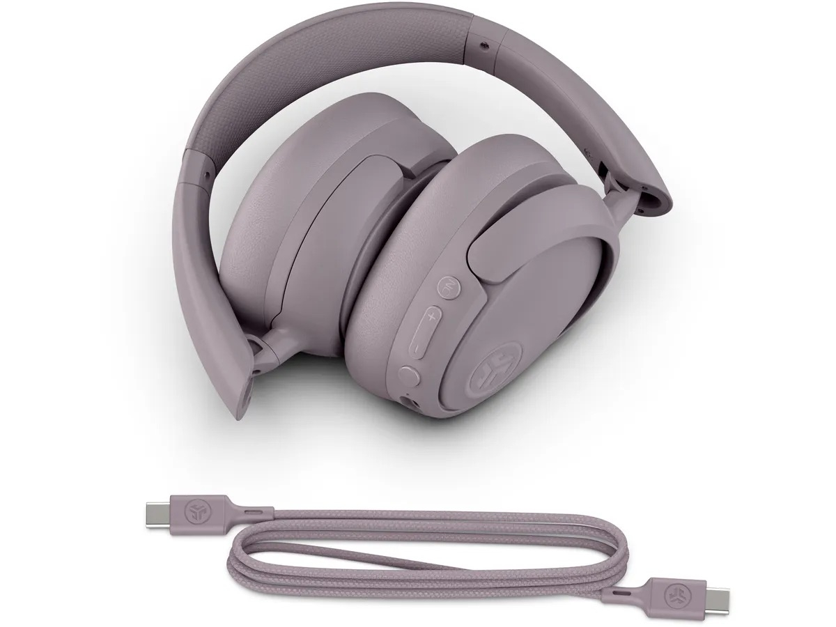 JBuds Lux ANC Wireless Bluetooth 5.3 Over-Ear Kopfhörer Headset (IEUHBJLUXANCRMVE62) (600mAh) - Mauve