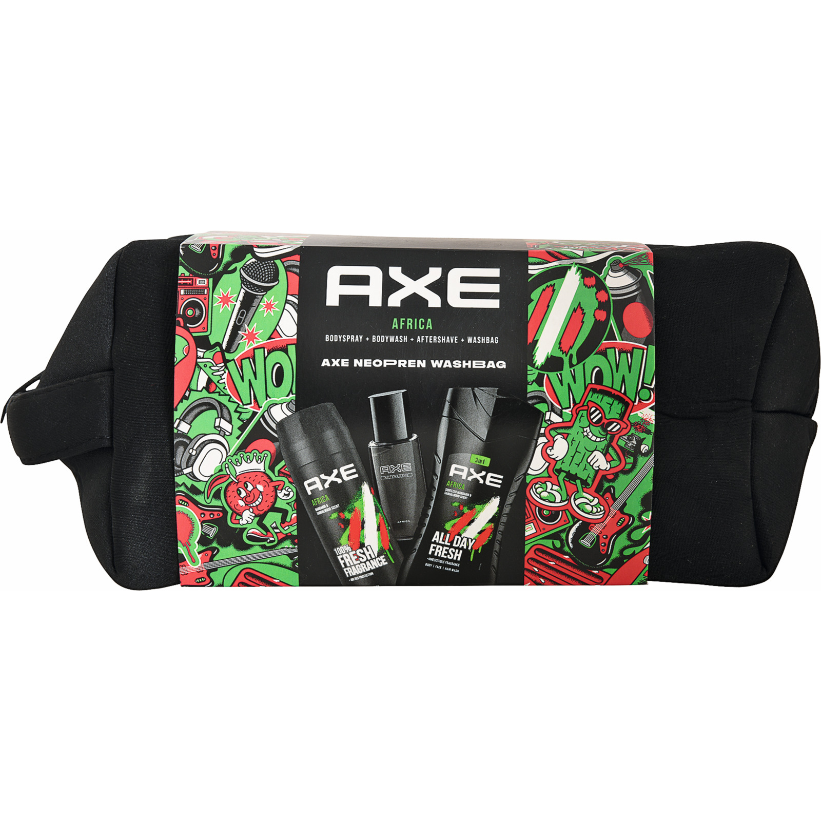 Axe Xmas 3er Africa + Washbag