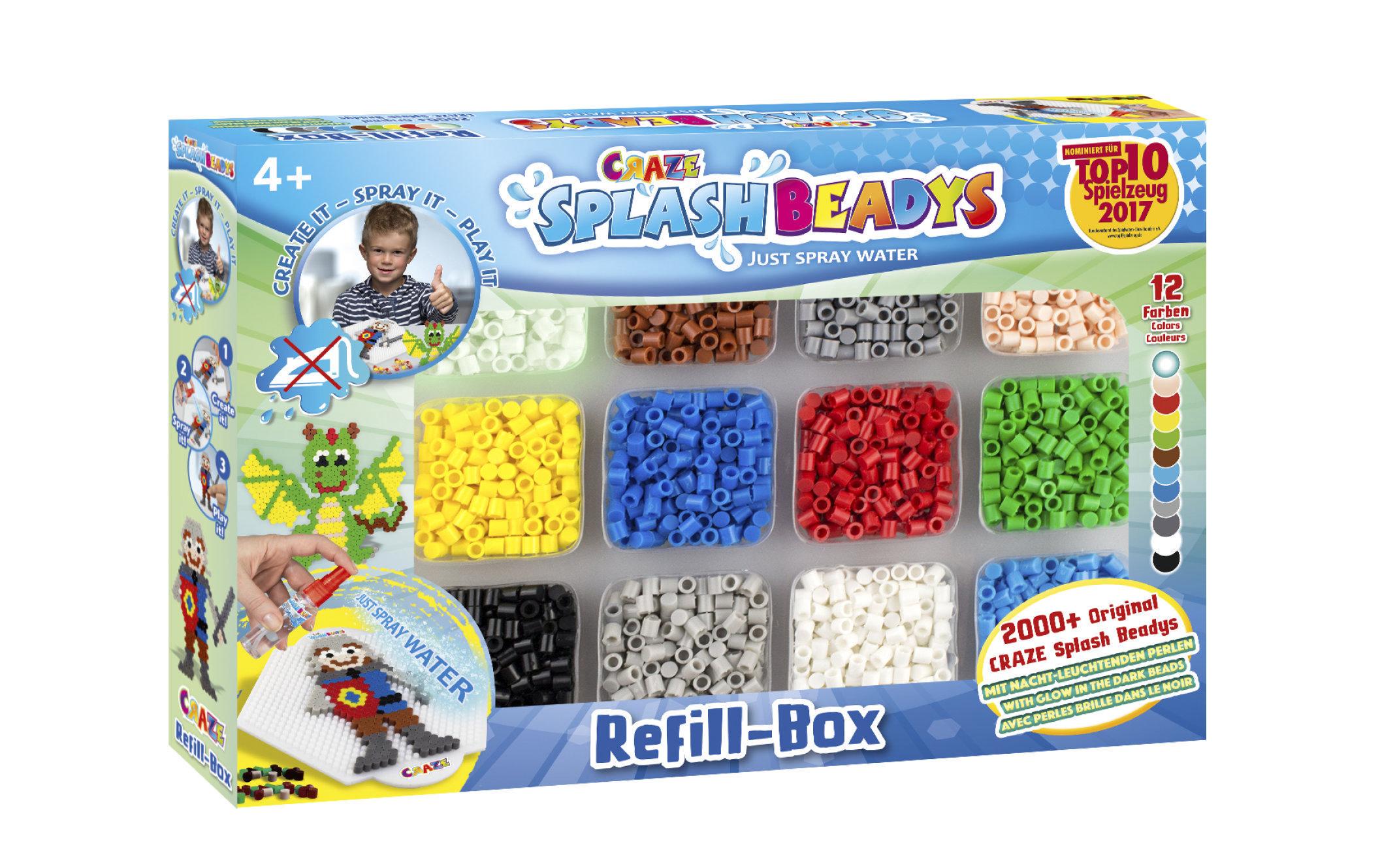 Splash Beadys Refill Set Boys MehrfarbigPerlen für Motivbilder