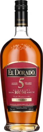 EL DORADO 5 YEARS DARK CASK AGED 70CL