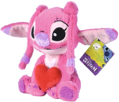 Disney Lilo & Stitch Kosedyr Angel med Hjerte 25 cm