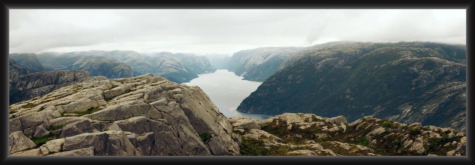 Lysefjord, Norway by Hans Gasser - Limited Edition. Edition of: 150. Signed.