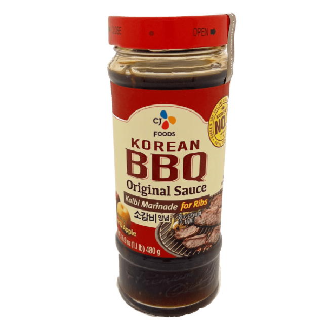 CJ Korean BBQ Kalbi Marinade voor Ribben 480g