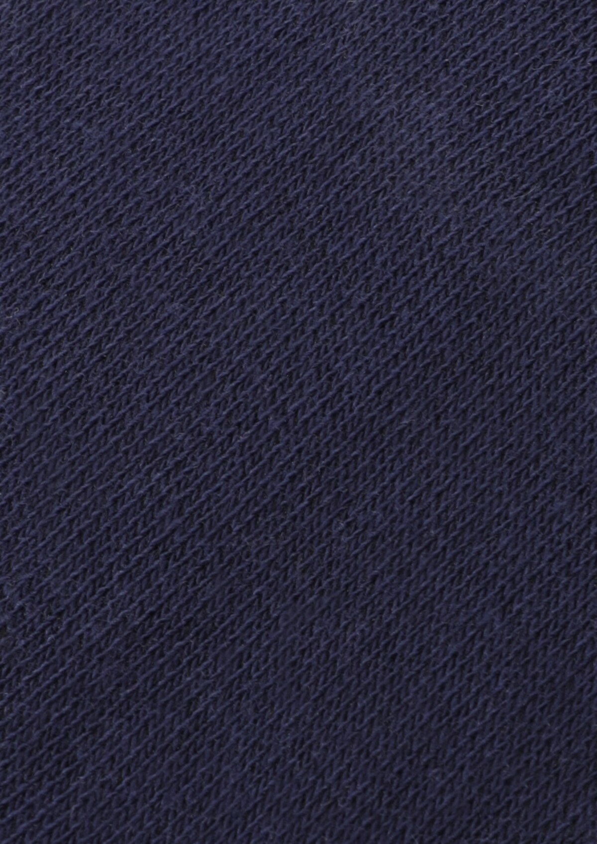 Chaussettes invisibles en coton mélangé uni bleu marine