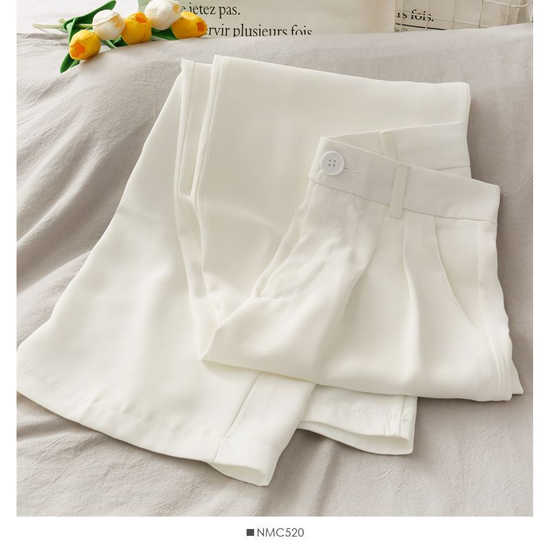 Lemongrass - Wijde pantalon met hoge taille