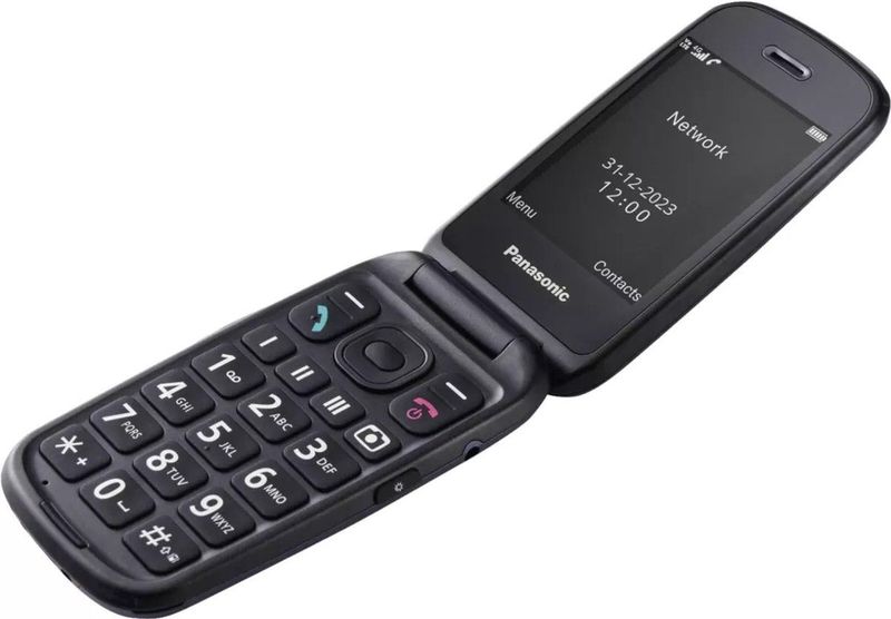 Panasonic - KX-TU550 - Senioren Mobiele Telefoon - Zwart - 4G