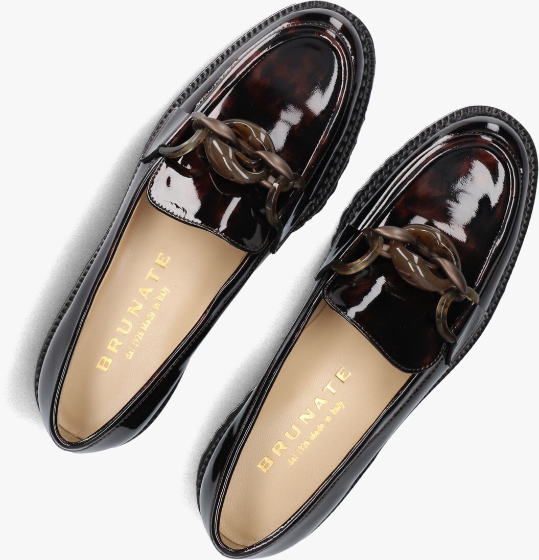 bruine brunate loafers 11843
