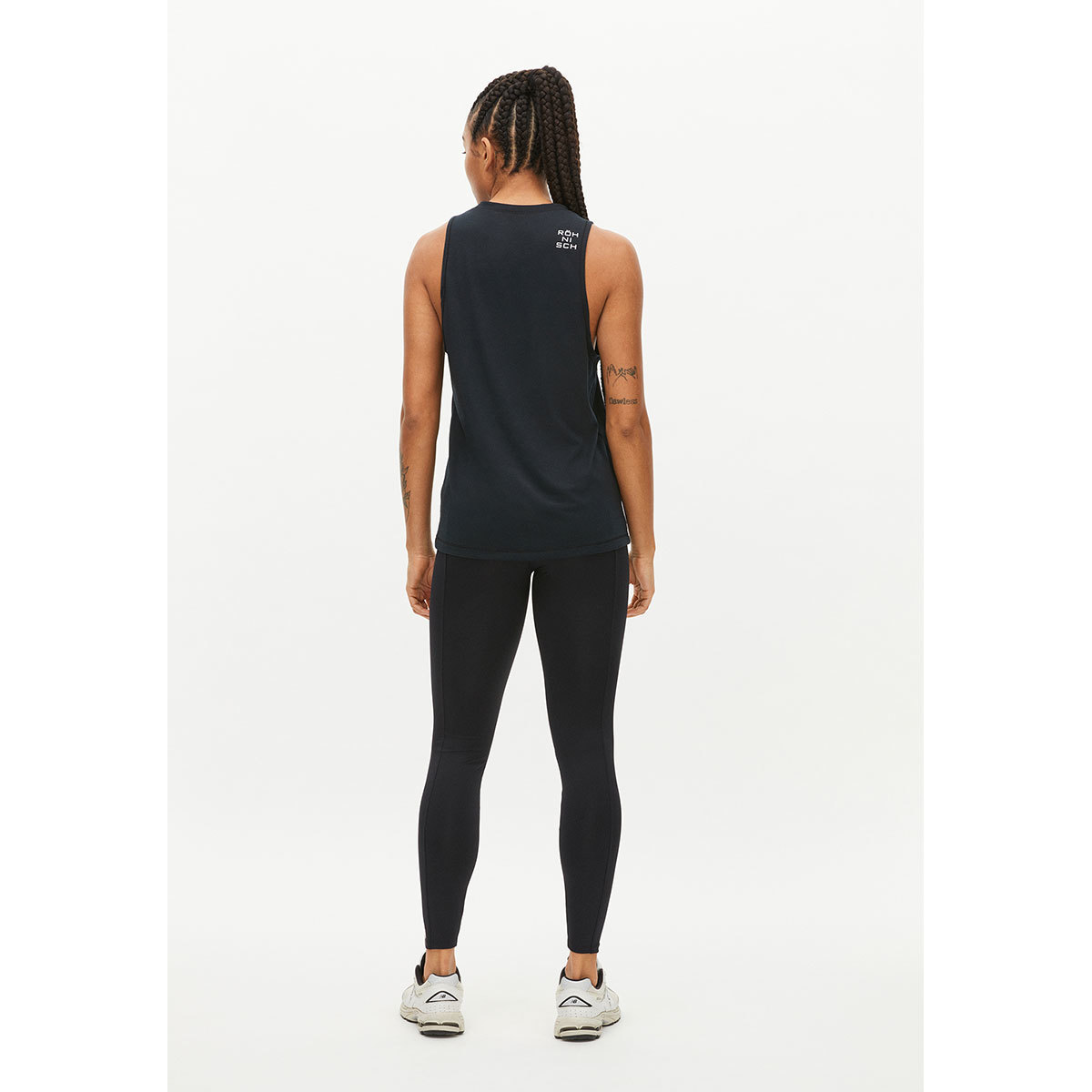 Röhnisch Saima Loose Hardloopshirt Zonder Mouwen Zwart Dames