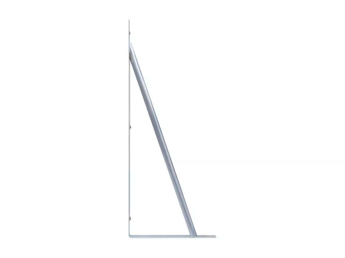 Supports pour poteau de clôture 2 pcs Acier galvanisé