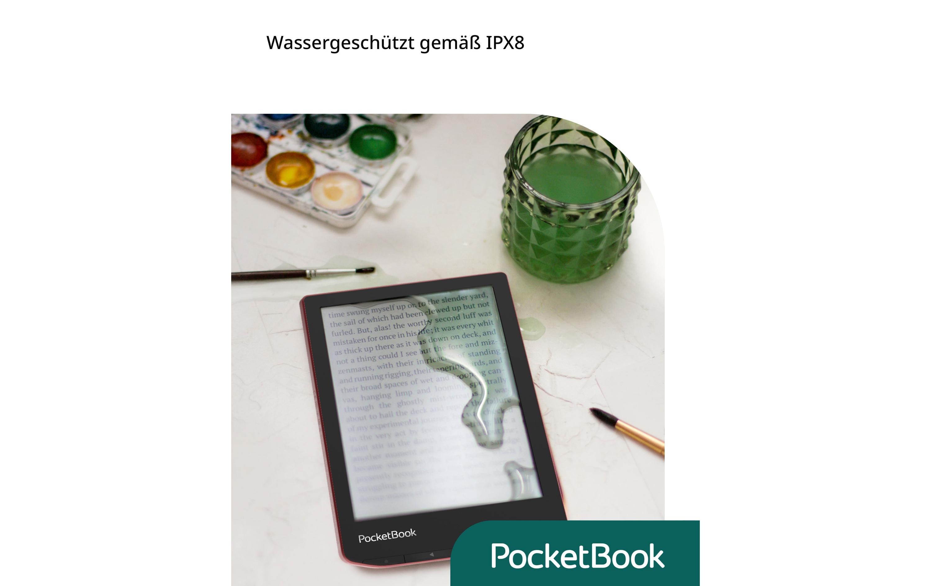 E-Book Reader Verse Pro Passion Red<br>6 Zoll E-Book Reader mit 16 GB Speicher und E-Ink Carta Bildschirmtechnologie