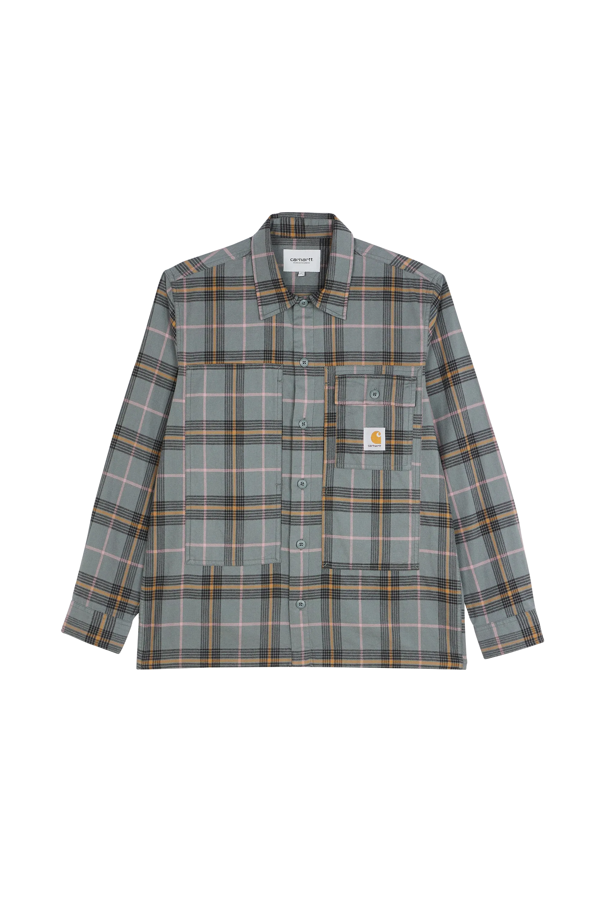 CARHARTT WIP Chemise L/S Hadley Shirt Gris