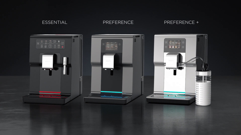 Essential, Machine à café à grain, 3 boissons Ecran LCD, mousseur, café Starbucks