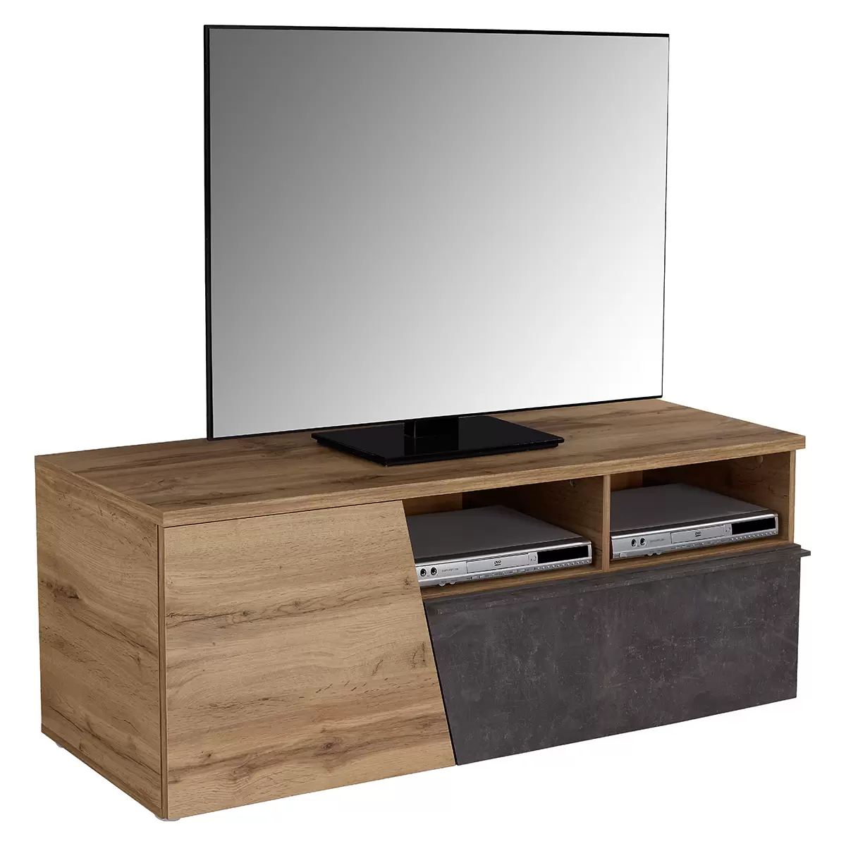 TV Möbel Venedig Betonoptik,Eiche