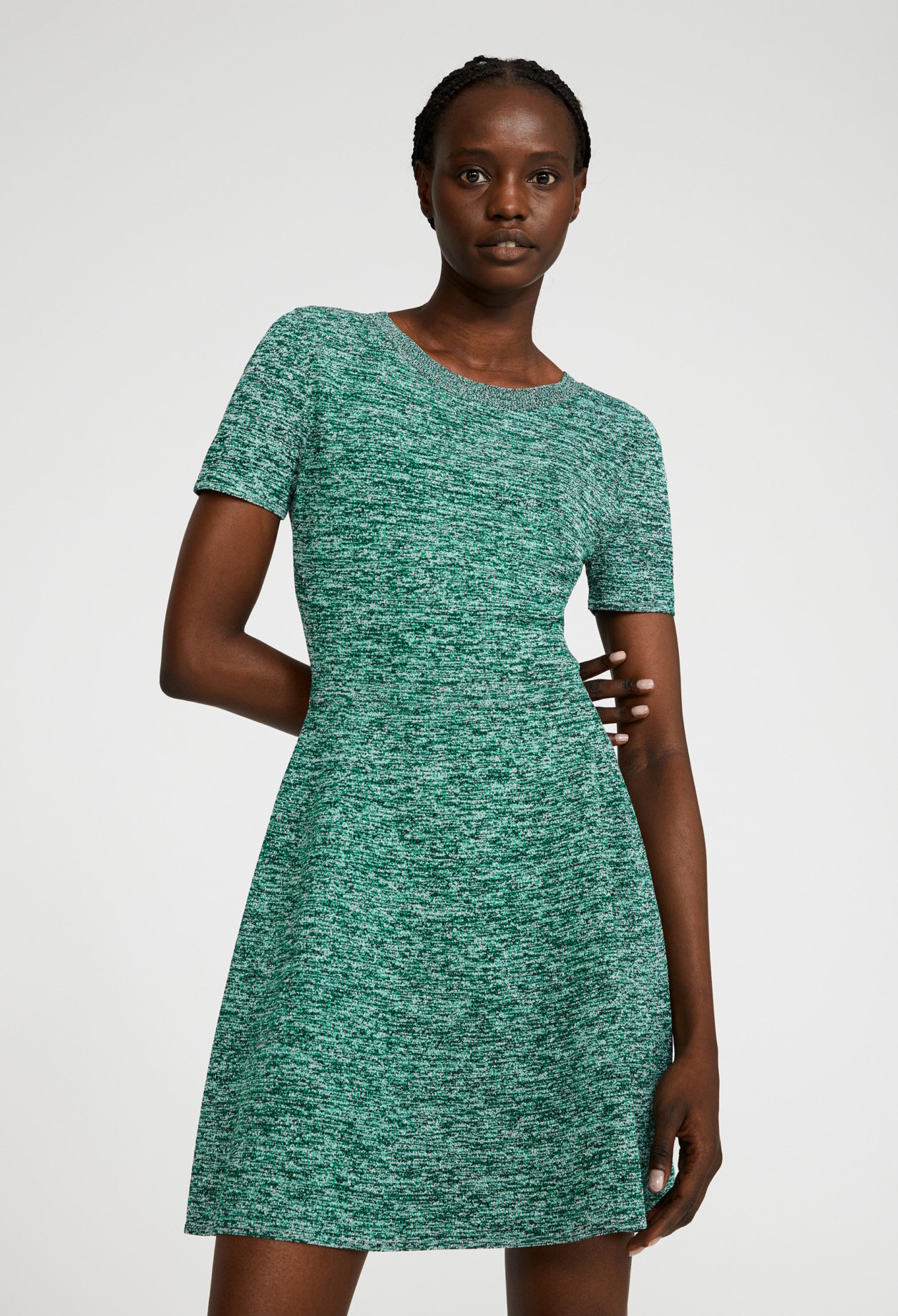 Robe maille dos nu