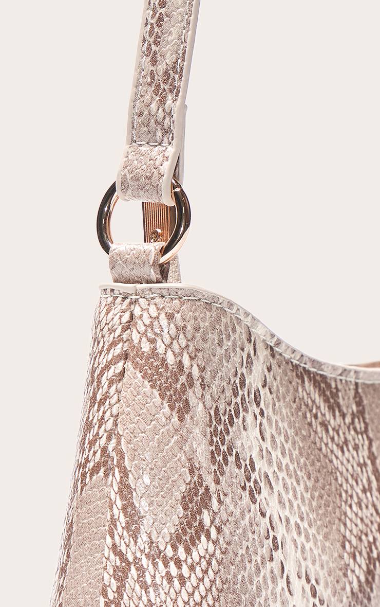 Naturel Sac À Bandoulière Imprimé Synthétique