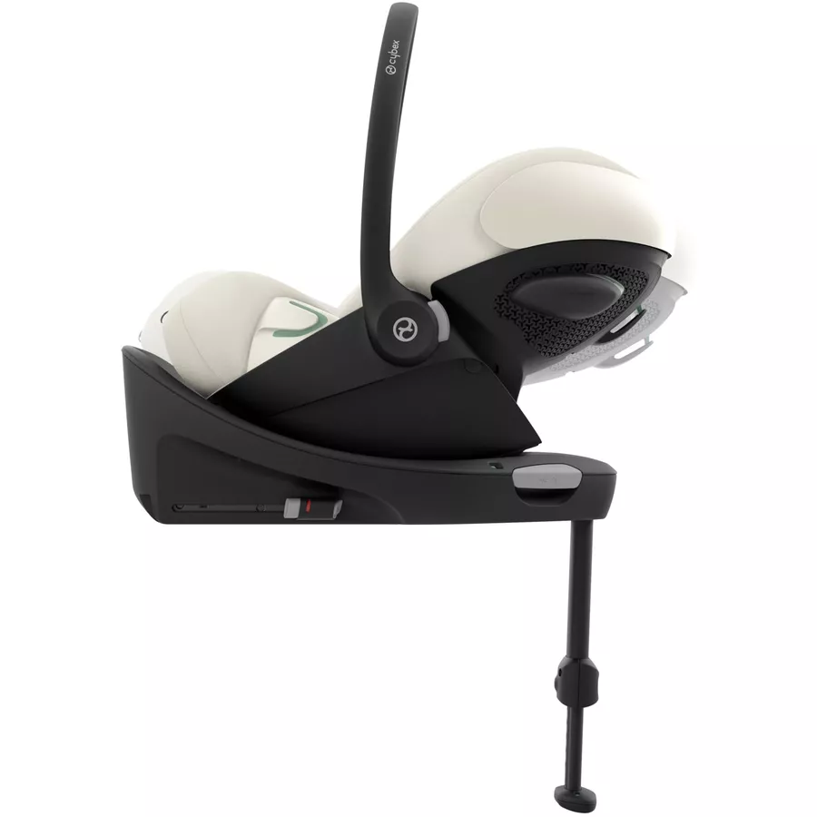 cybex GOLD Babyschale Cloud G i-Size Plus Seashell Beige Plus mit Basisstation Base G