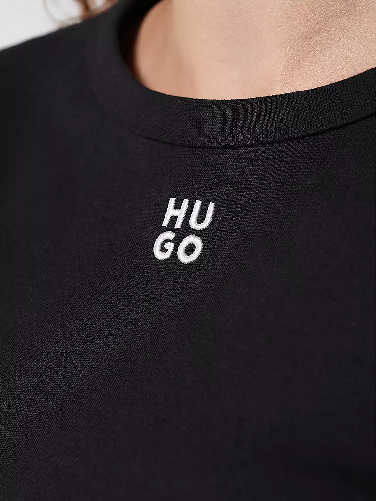 HUGO T-Shirt DELORIS schwarz