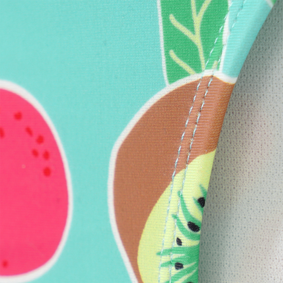 Famy Mädchen Bikini mit Allover-Print helltürkis