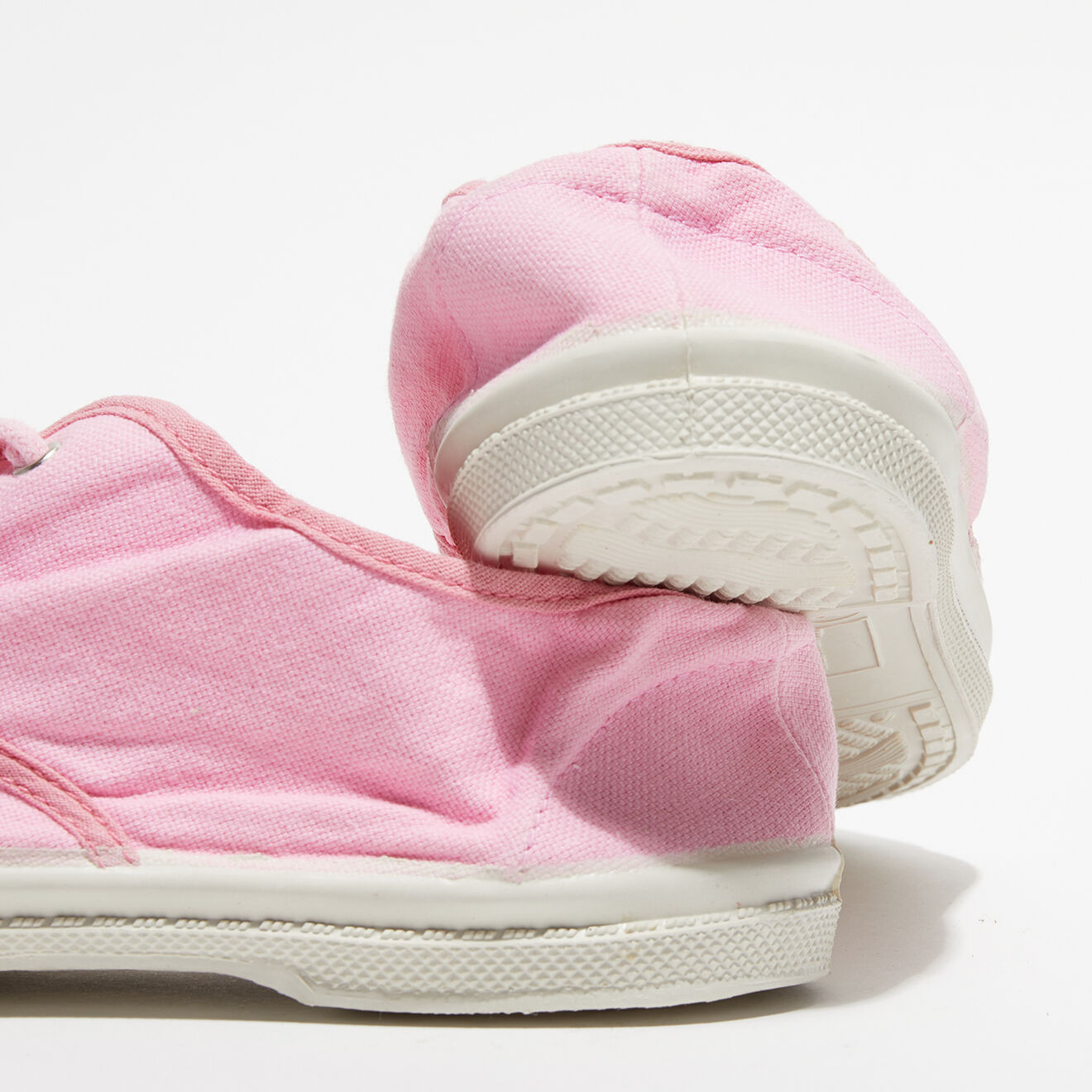 Bensimon Tennis basses Lacet Colorpiping roses