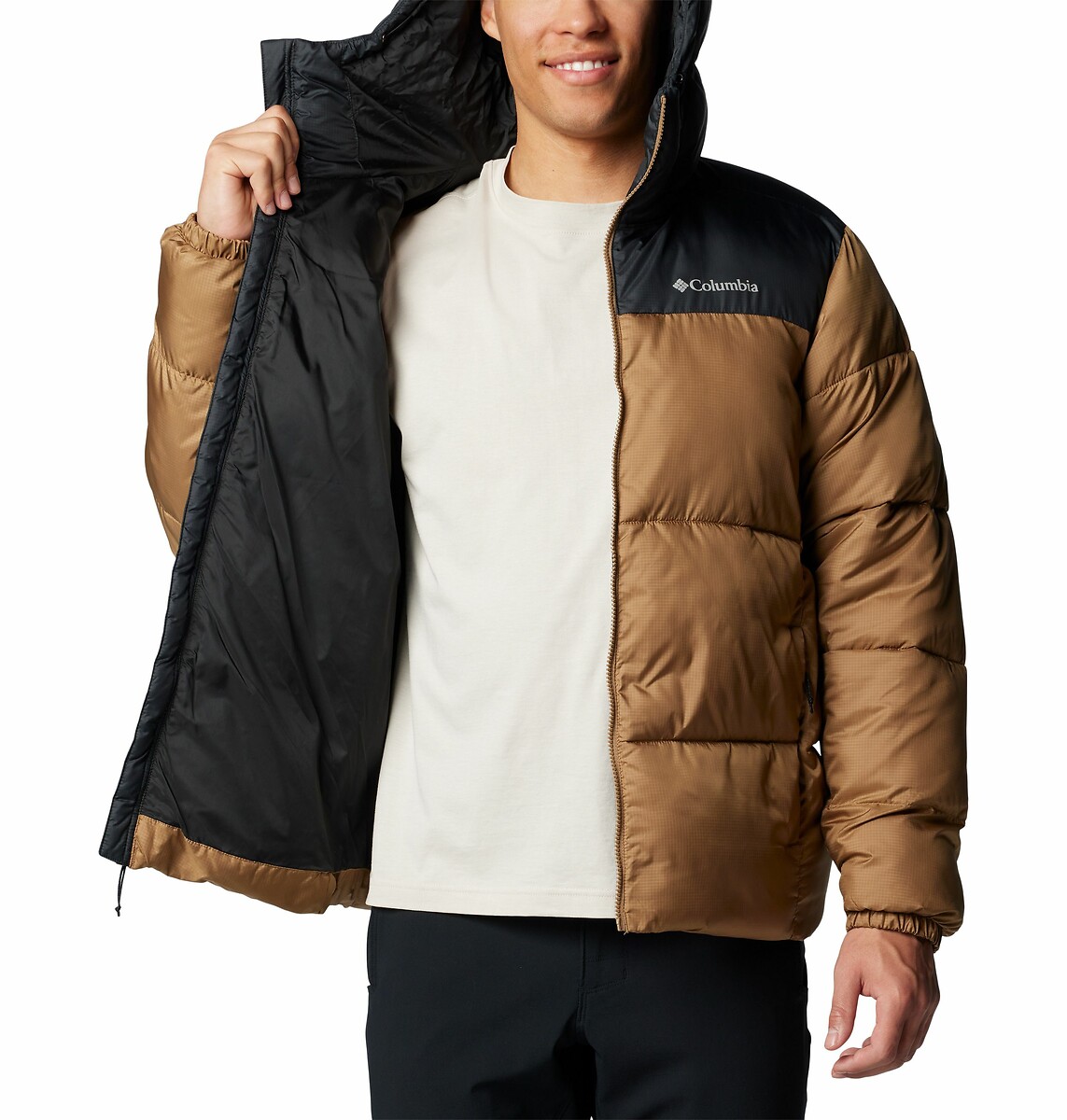 COLUMBIA<br>Jaqueta curta de plumas, inverno