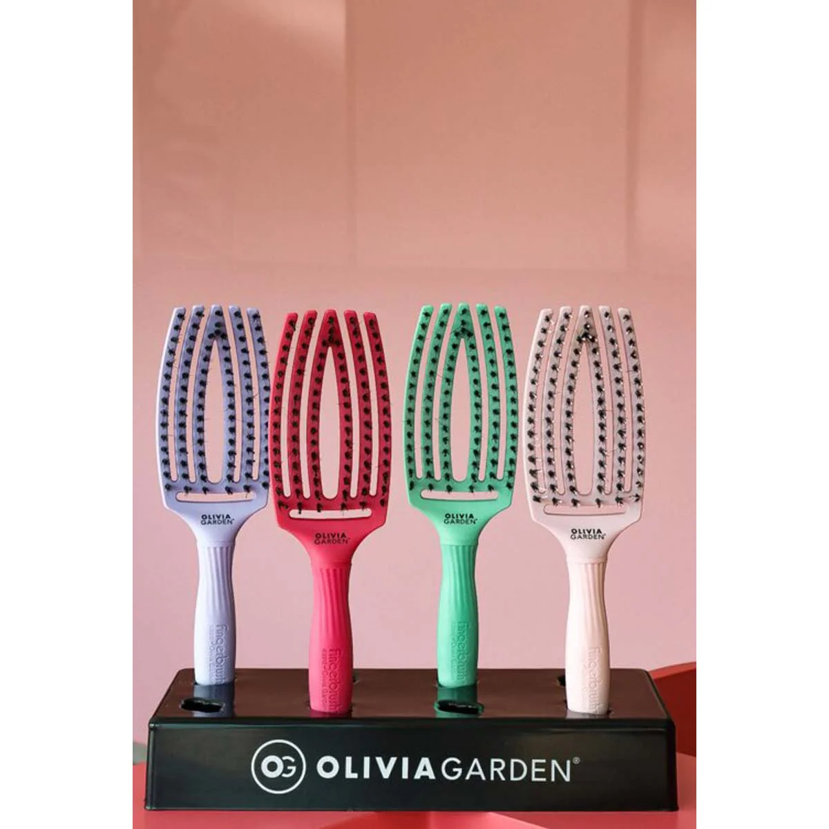 Brosse FINGERBRUSH CARE ICONIC Lavender Sanglier & Nylon Taille M