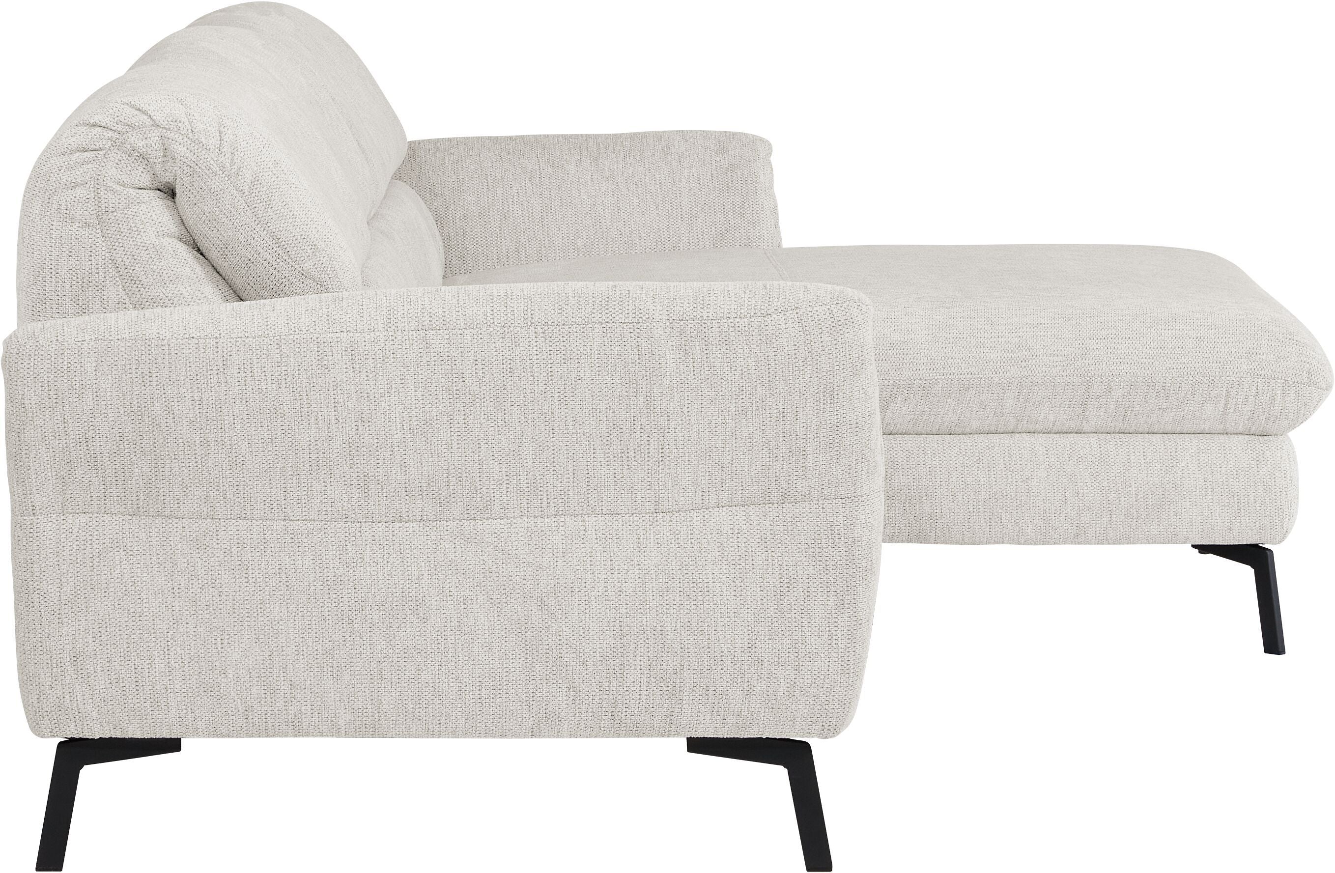 SEBO Ecksofa - Weiss / B: 284.0 cm x T: 161.0 cm x H: 84.0 cm
