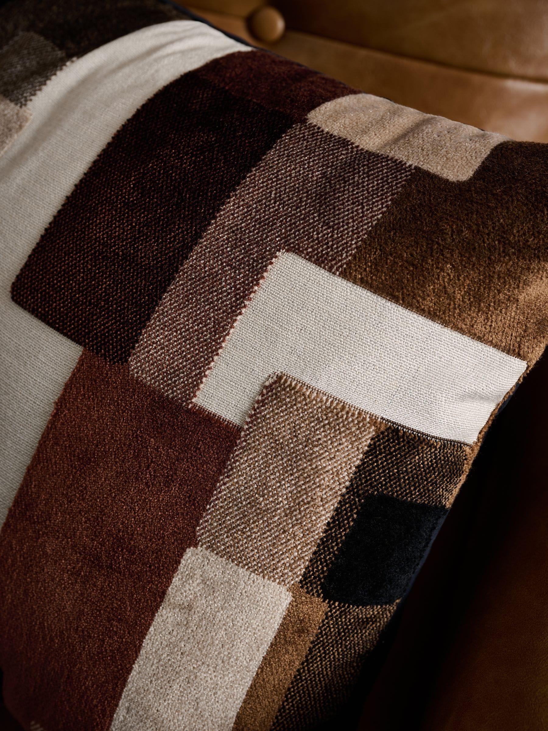 Orson Cut Velvet Cushion