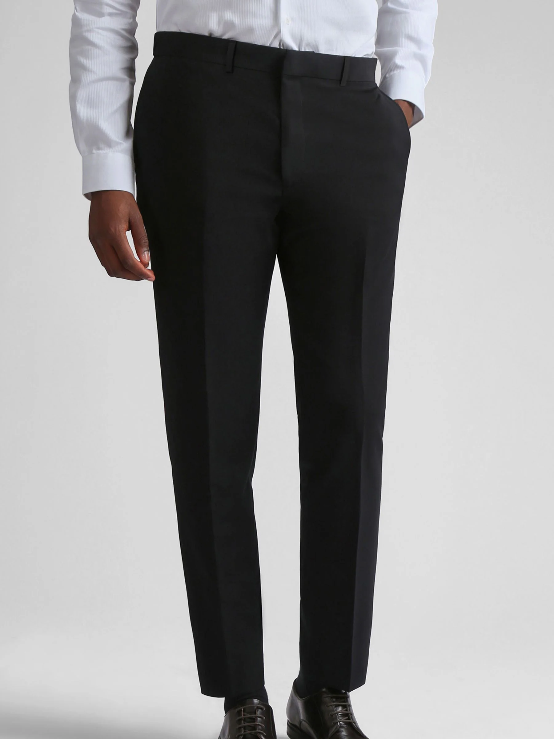Ted Baker - Zwarte nauwaansluitende smokingbroek