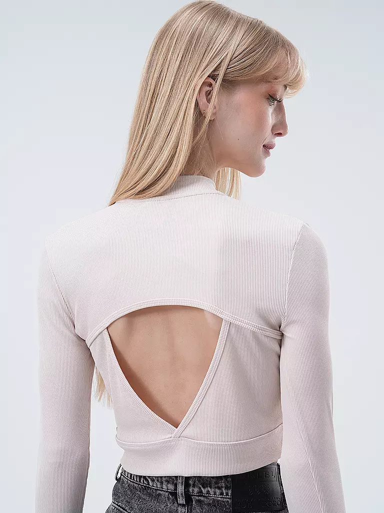 KARO KAUER Langarmshirt creme