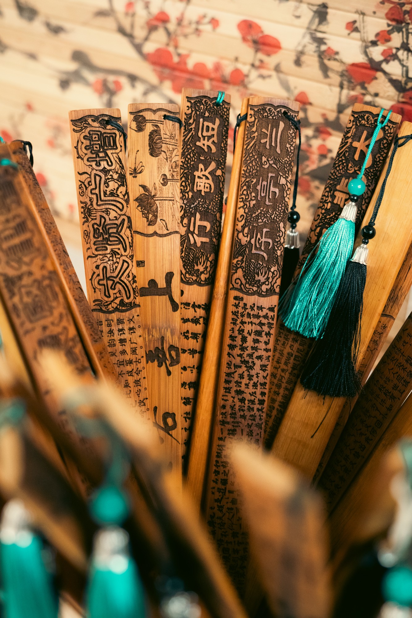 Chinesischer Schriftstab 'Drache', Bambus, L 50 cm, B 3 cm günstig bestellen