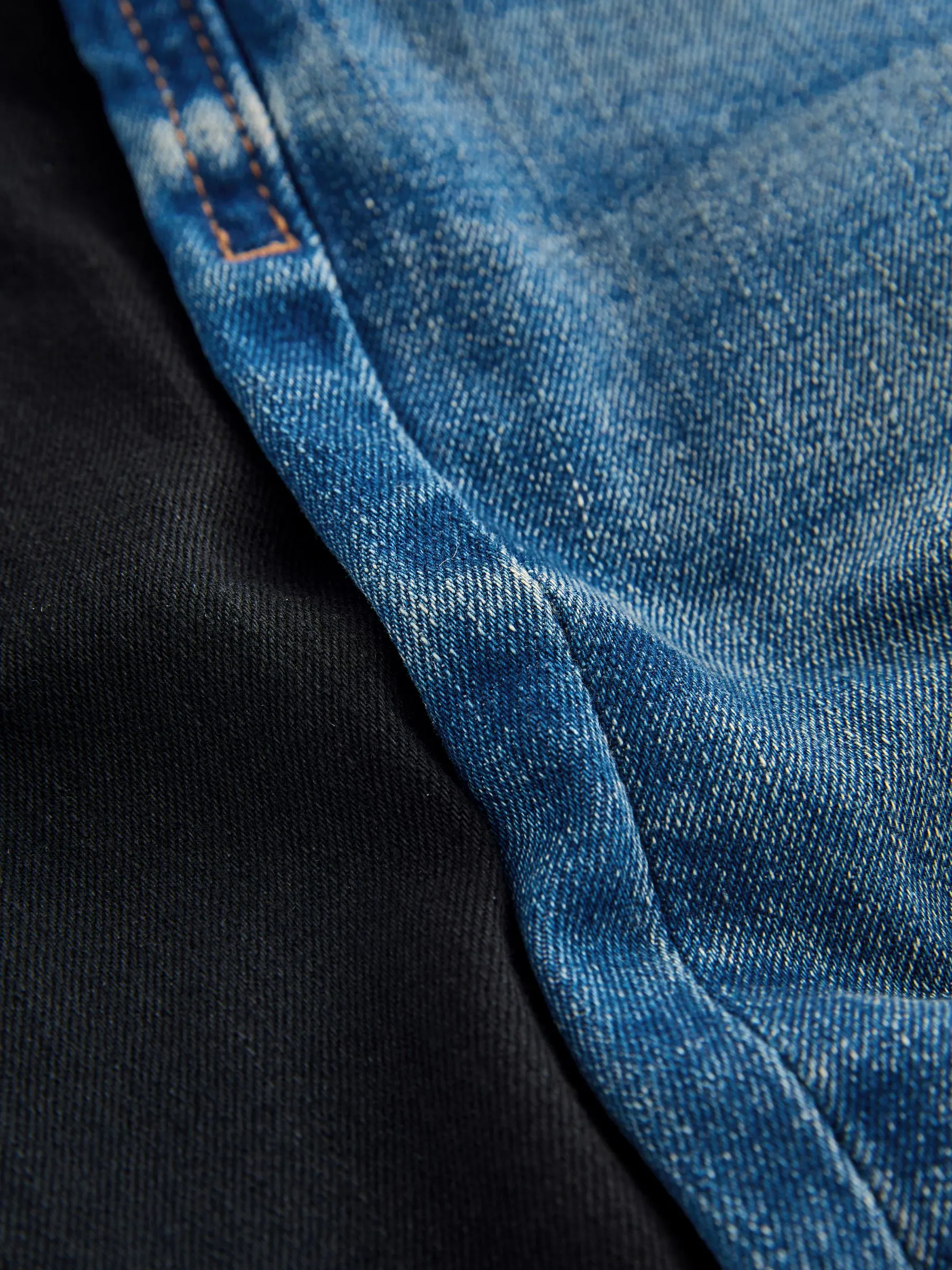 Middenblauw/zwart denim - 2 Pack Regular Fit Comfort Stretch Jeans (3mths-7yrs)