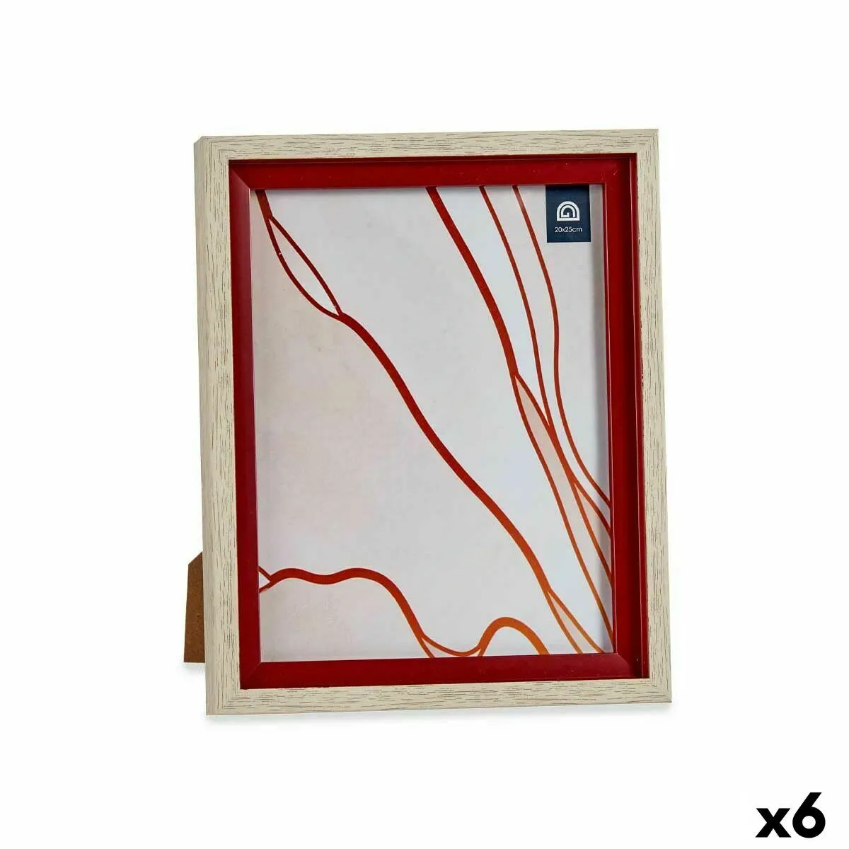 Gift Decor Verre Rouge Bois