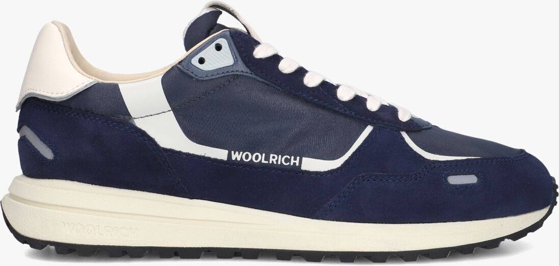 blauwe woolrich lage sneakers retro sneaker man
