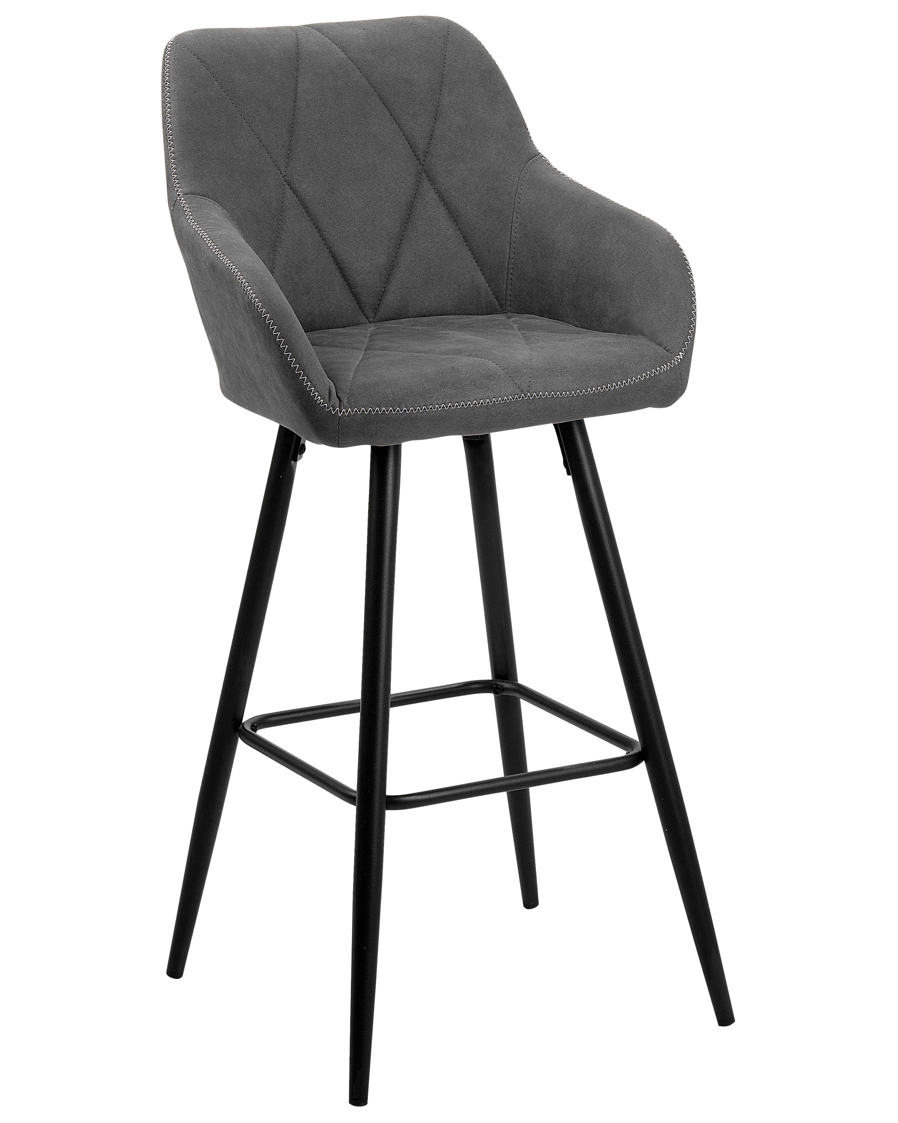 Set van 2 barstoelen DARIEN Grijs