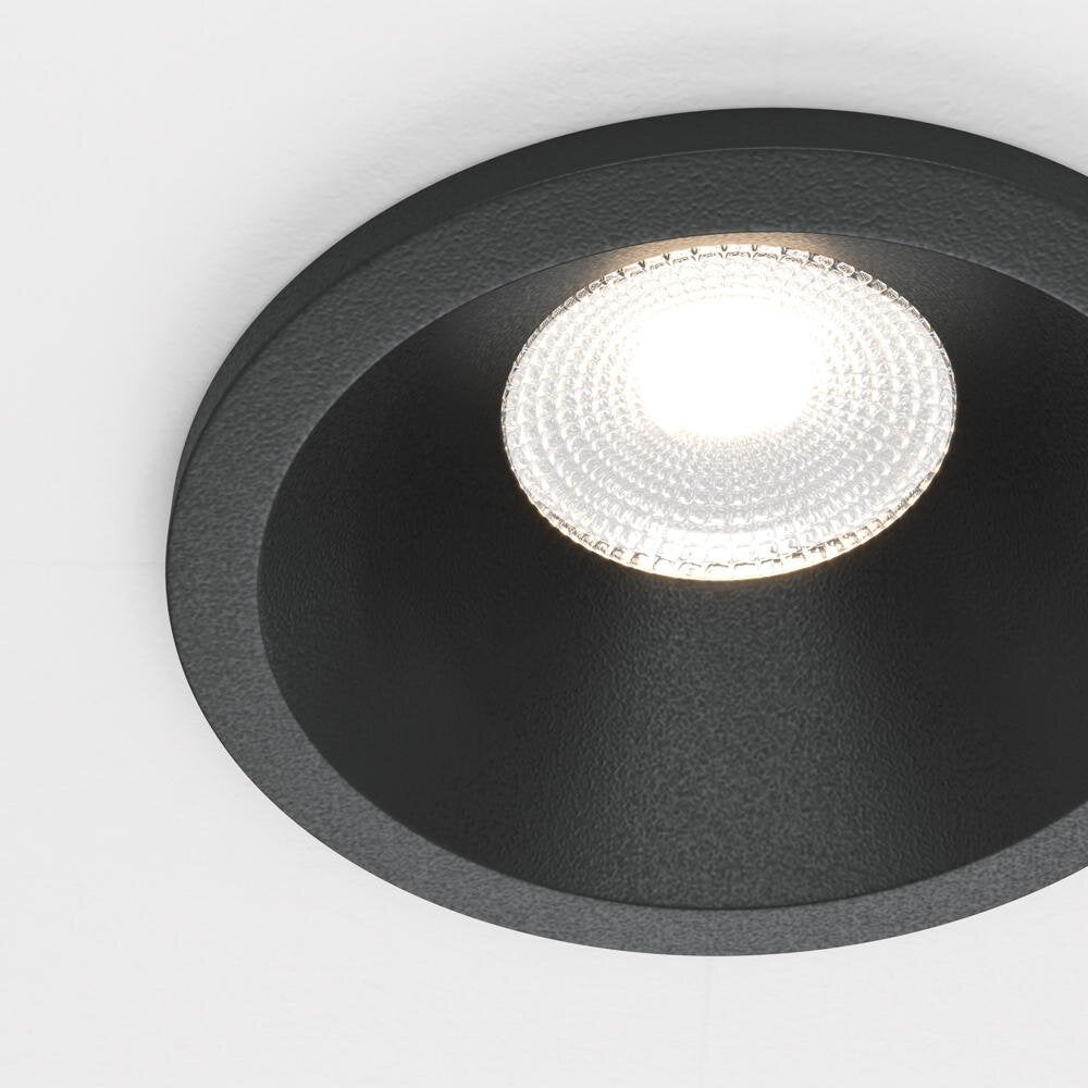 LED inbouw plafondspot Zoom in zwart 6W 410lm IP65 4000K