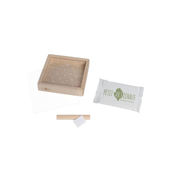 Cadre boîte empreinte   Jolis cœurs        de               Petit Artichaut
