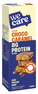 WeCare Choco Caramel High Protein Bars 81GR