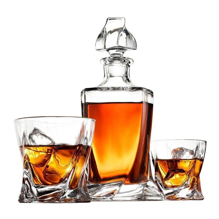 Twisted Decanter Set