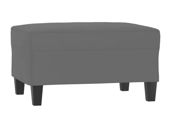 Ensemble de canapés 2 pièces coussins Gris foncé Tissu microfibre