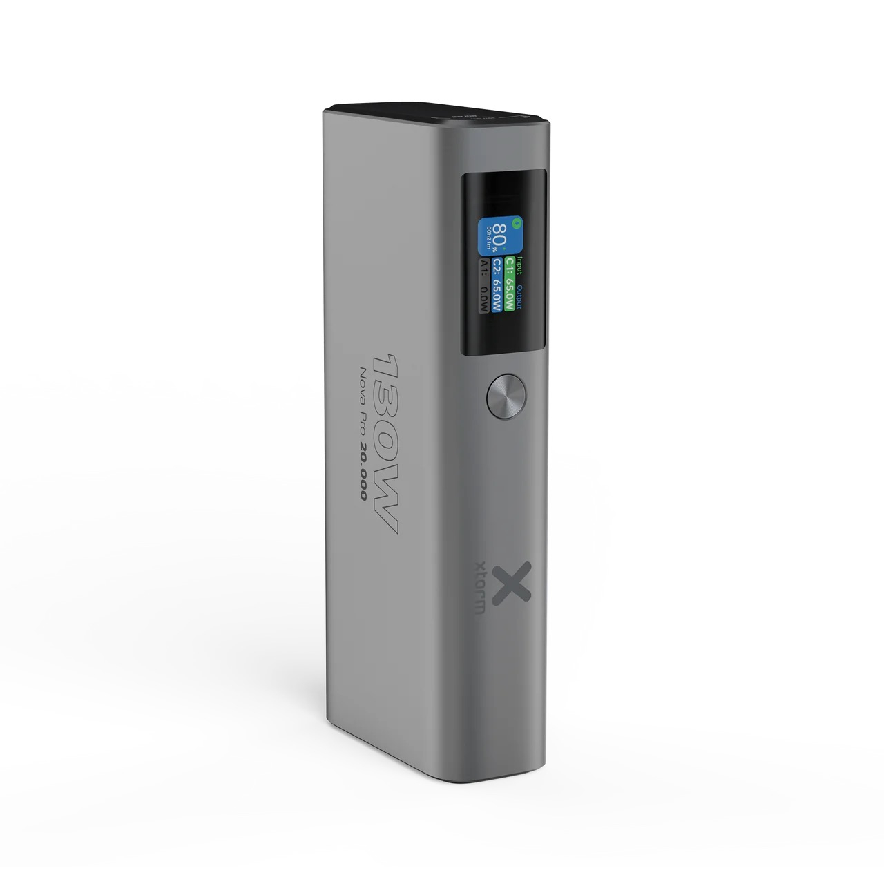 (100W) 20000mAh Nova Pro USB A / 2x USB C Powerbank Fast Charge Ladegerät (XNP200) - Grau