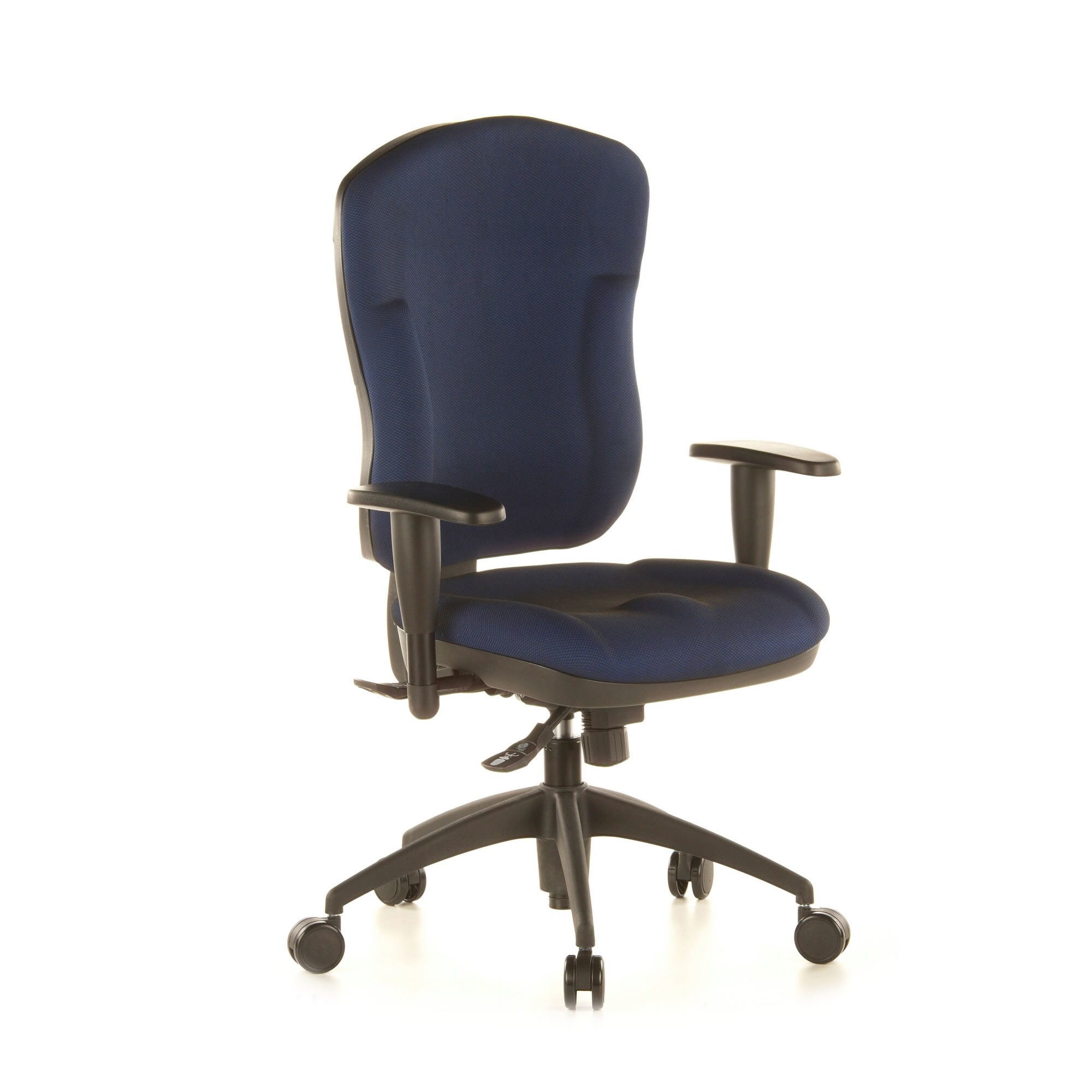 Profi Bürostuhl WELLPOINT 30 K2 Stoff mit Armlehnen (höhenverstellbar) Topstar