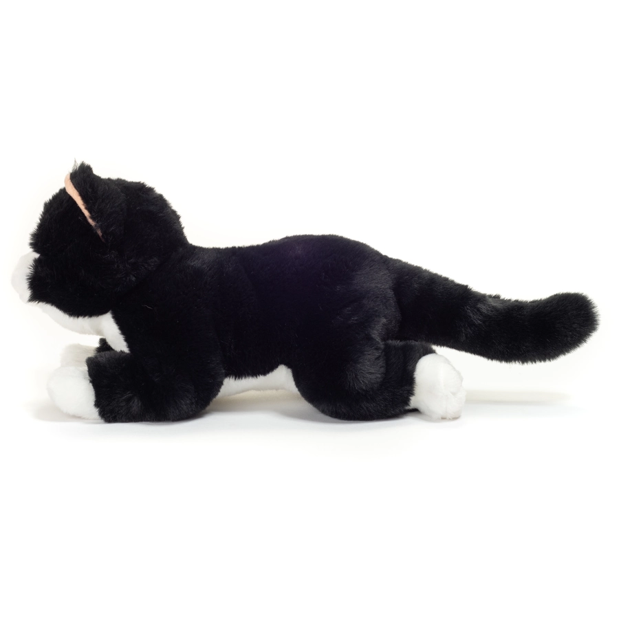 Teddy HERMANN® Schlenkerkatze schwarz 30 cm