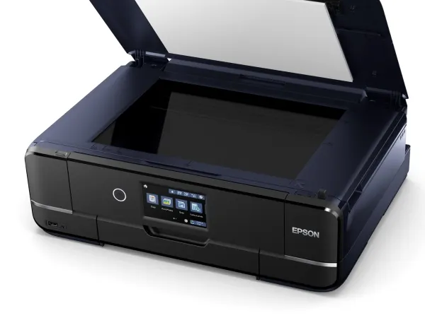 Epson Expression Photo XP-970 Small-in-One - Multifunktionsprinter - farve - blækprinter - A4 (210 x 297 mm) (original) - A3 (medie) - op til 8.1 spm (kopiering) - op til 8.5 spm (udskriver) - 100 ark - USB 2.0, LAN, Wi-Fi(n), USB vært