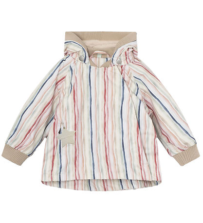 Mini A Ture Sommerjacke - MatWiami Fleece - Aquarellstreifen