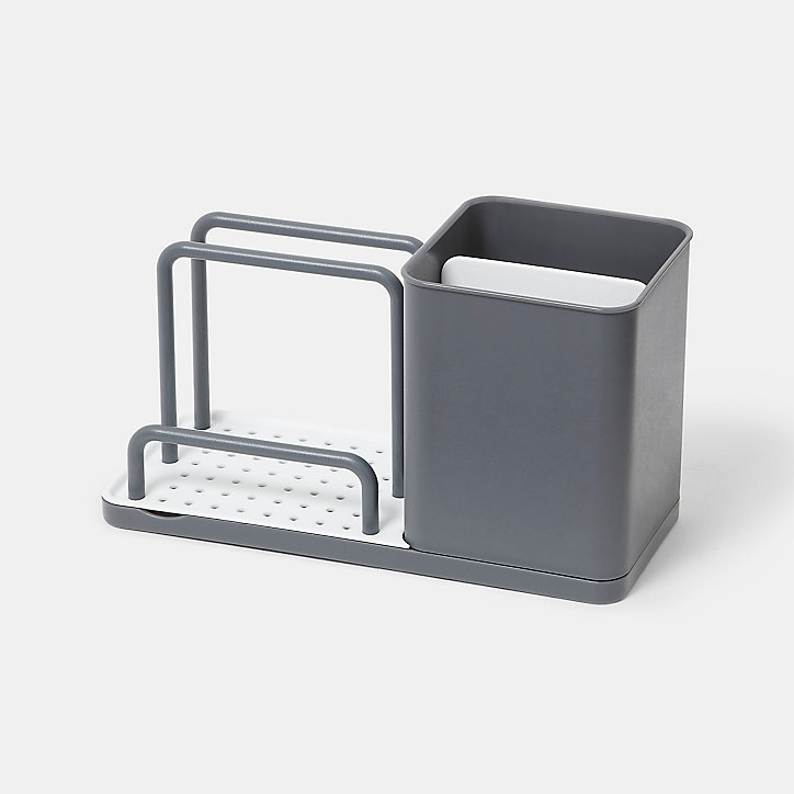 Porte ustensile de cuisine Datil GoodHome gris anthracite