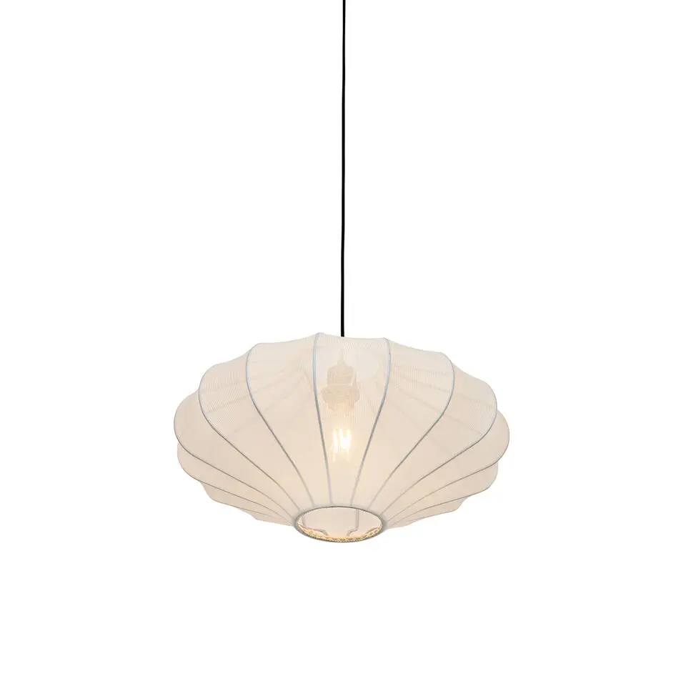 Qazqa hanglampen plu wit e27